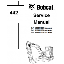 Bobcat442 - instrukcje napraw - schematy - DTR - service manuals - Bobcat 442